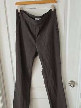 Madison Men's Brown Dress Pants - Tailored Straight Leg